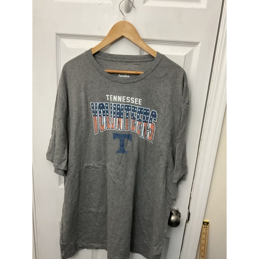 Fanatics Tennessee Volunteer 3Xl Gray T-shirt Red White And Blue